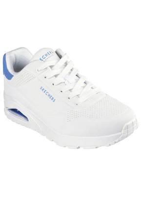 Tenis Hombre Skechers Uno Suited On Air - Blanco-Azul