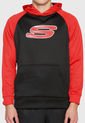 Buzo Negro-Rojo Skechers de Skechers