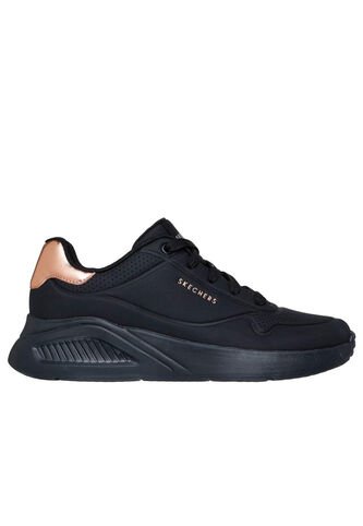 Tenis Mujer Skechers Uno Lite Shimmeralong - Negro Skechers