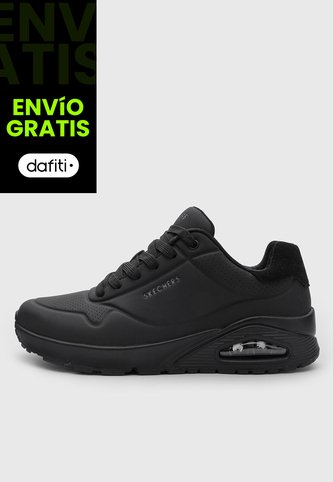 Tenis Lifestyle Skechers Uno - Suited On Air Negro Skechers
