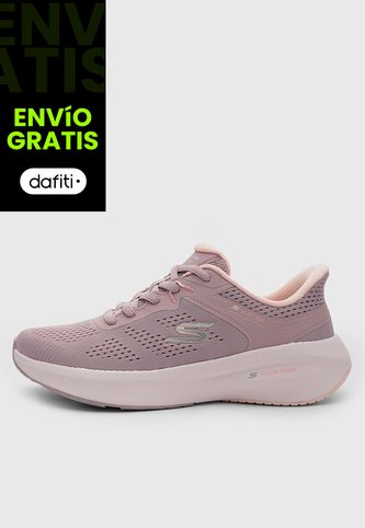 Tenis Lifestyle Skechers Sport Plush Foam Rosa Mauve Skechers