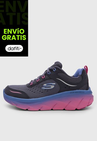 Tenis Walking Skechers D'lux Walker 2.0 Violeta Skechers