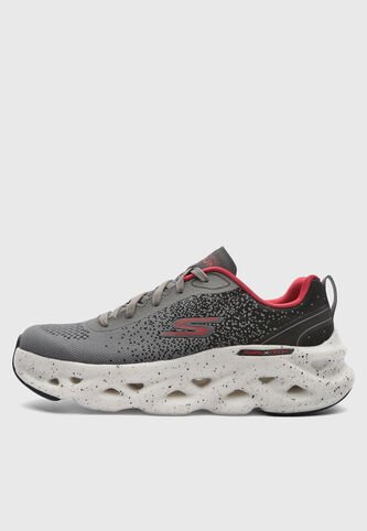Tenis SKECHERS GO Run Swirl Tech Gris Skechers
