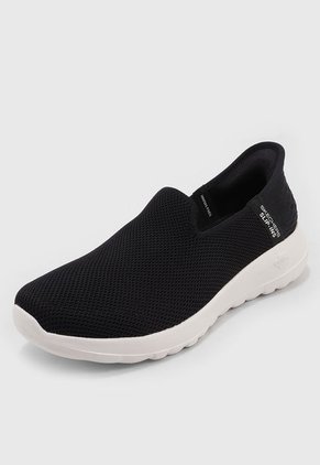 Tenis Lifestyle Negro-Blanco Skechers Slip-ins: Go Walk Joy