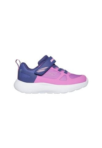 Tenis Skechers Niña Dyna-Lite Velcro Color Rosa Morado Skechers
