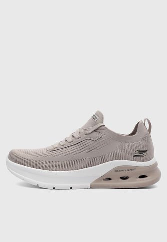 Tenis Lifestyle SKECHERS Bobs Arc Waves 20 Taupe Skechers