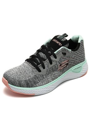Tenis Training Gris-Negro Skechers Brisk Escape