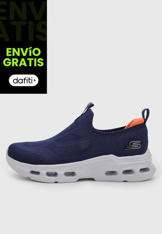 Tenis Walking Skechers Go Walk Now Azul Skechers
