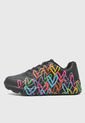 Tenis Lifestyle Negro-Multicolor SKECHERS JGoldcrown: Uno Lite - Spread the Love de Skechers