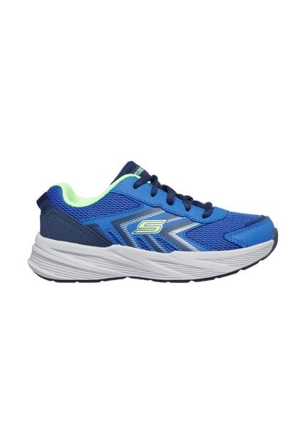 Tenis Skechers Niño Microspec Tread Color Azul Verde