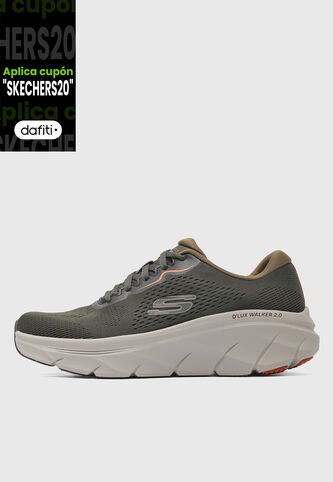Tenis SKECHERS D'Lux Walker 2.0 Verde Skechers