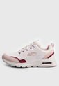 Tenis Running Beige-Palo Rosa-Vino Skechers Skech-Air Court de Skechers