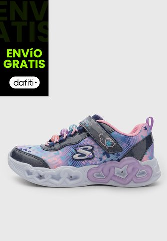 Tenis Lifestyle Skechers Infinite Heart Lila Skechers