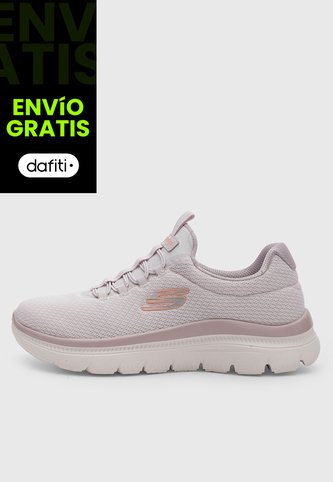Tenis Lifestyle Skechers Summits Plus Summer Palo Rosa Skechers