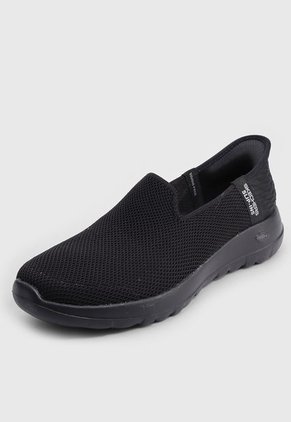 Tenis Walking Negro Skechers Slip-ins: GO WALK Joy - Vela