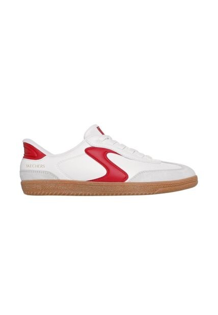 Tenis Skechers Mujer Hotshot Slip-Ins Blanco Rojo