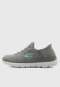 Tenis SKECHERS Summits-Dazzling Haze Gris de Skechers