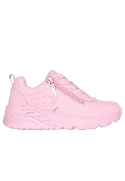 Tenis Skechers Kids Fashion Uno Lite Easy Zip - Rosado