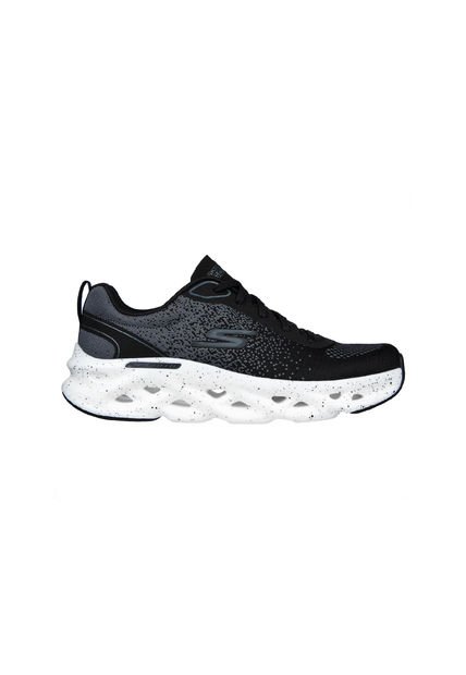 Tenis Skechers Hombre GO Run Swirl Tech Negro - Blanco