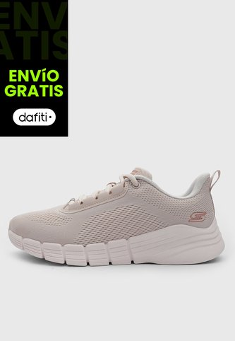 Tenis Lifestyle Skechers Bobs Flex 2.0 Beige Skechers
