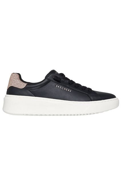 Tenis Mujer Skechers Court Break - Negro - Blanco
