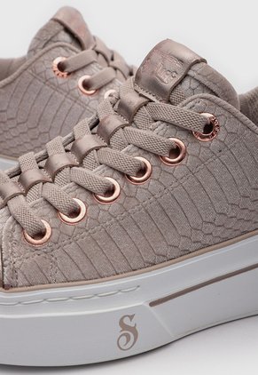 Tenis Lifestyle SKECHERS Snoop One Taupe