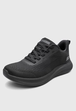 Tenis Lifestyle Skechers Bobs Moda Flex Negro