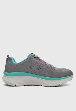 Tenis Walking SKECHERS D'Lux Walker Gris