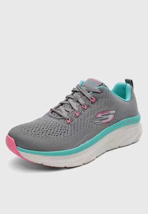 Tenis Walking SKECHERS D'Lux Walker Gris