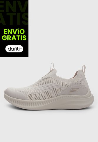 Tenis Lifestyle Skechers Bobs Moda Flex Beige Skechers