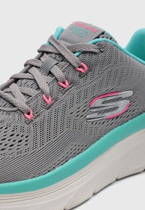 Tenis Walking SKECHERS D'Lux Walker Gris