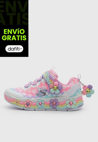 Tenis Lifestyle Skechers Sweet Kickz Rosa Skechers