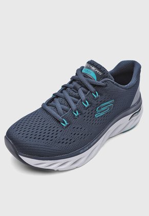 Tenis SKECHERS Arch Fit Glide Step Azul