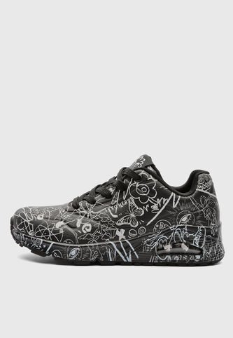 Tenis SKECHERS Uno Negro Skechers