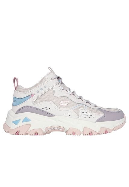 Tenis Skechers Mujer Dlites Hiker - Rosado