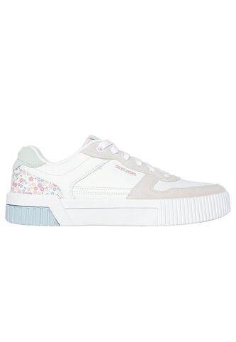 Tenis Mujer Skechers Jade - Dainty Florals - Blanco - Gris Skechers
