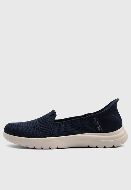 Mocasines SKECHERS On The Go Flex Azul