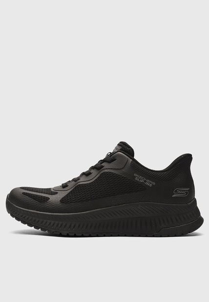 Tenis Lifestyle SKECHERS Slip Ins: BOBS Squad 4 Negro