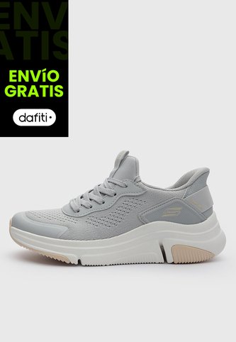 Tenis Lifestyle Skechers Bobs Sparrow Flex Gris Skechers