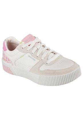 Tenis Mujer Skechers Jade - Dainty Florals - Blanco - Rosado
