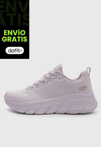 Tenis Lifestyle Skechers Bobs Flex  Lila Skechers