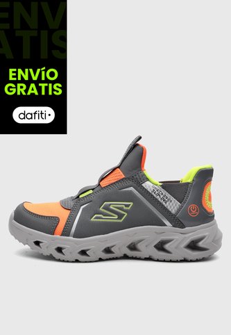 Tenis Lifestyle SKECHERS Hypno Flash 2.0 Gris Skechers