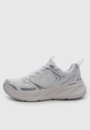 Tenis Lifestyle SKECHERS Edgeride Silver Eclipse Blanco