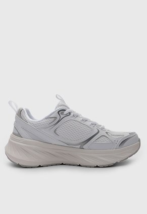 Tenis Lifestyle SKECHERS Edgeride Silver Eclipse Blanco