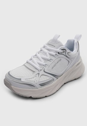 Tenis Lifestyle SKECHERS Edgeride Silver Eclipse Blanco