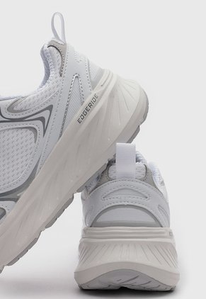 Tenis Lifestyle SKECHERS Edgeride Silver Eclipse Blanco