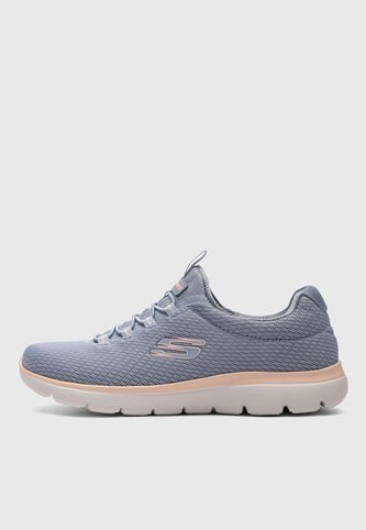 Tenis Lifestyle SKECHERS Summits - Summer Blush Azul Skechers