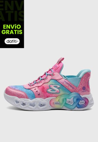 Tenis Lifestyle SKECHERS Infinite Heart Lights Multicolor Skechers