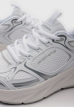 Tenis Lifestyle SKECHERS Edgeride Silver Eclipse Blanco