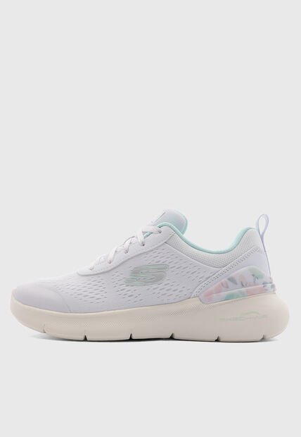 Tenis Lifestyle SKECHERS Engineered Mesh Lace Up Lila Claro
